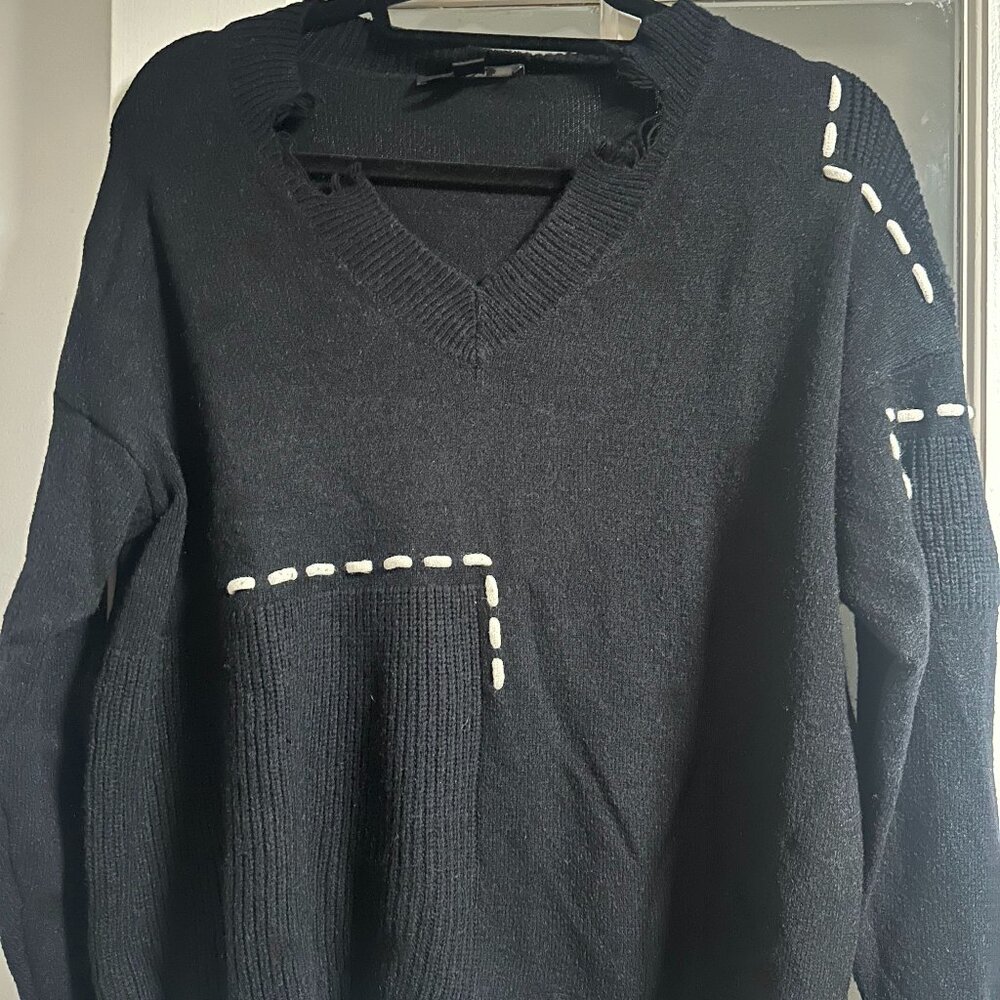 Cozy, comfy sweater - Black, size L